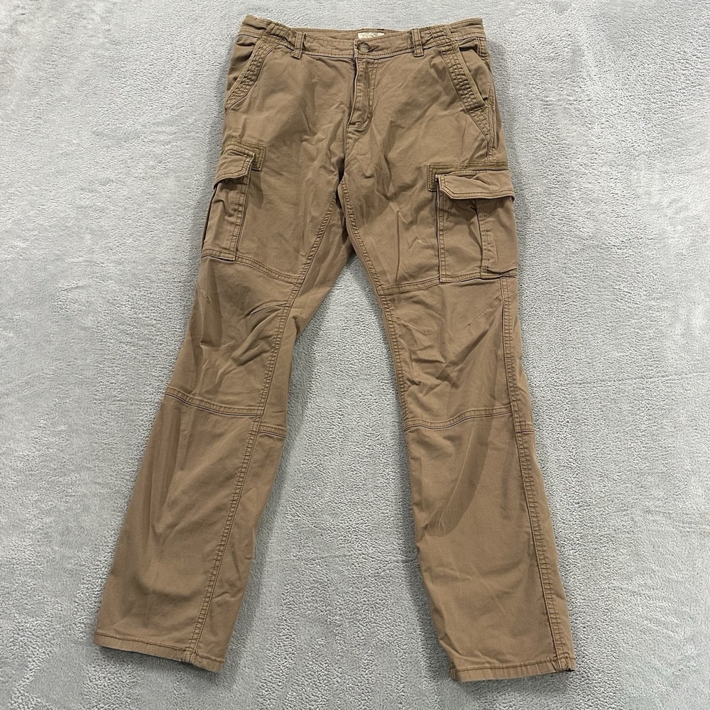Sun Stone Cargo Utility Pants Men 32 x 30 Tan Lifestyle